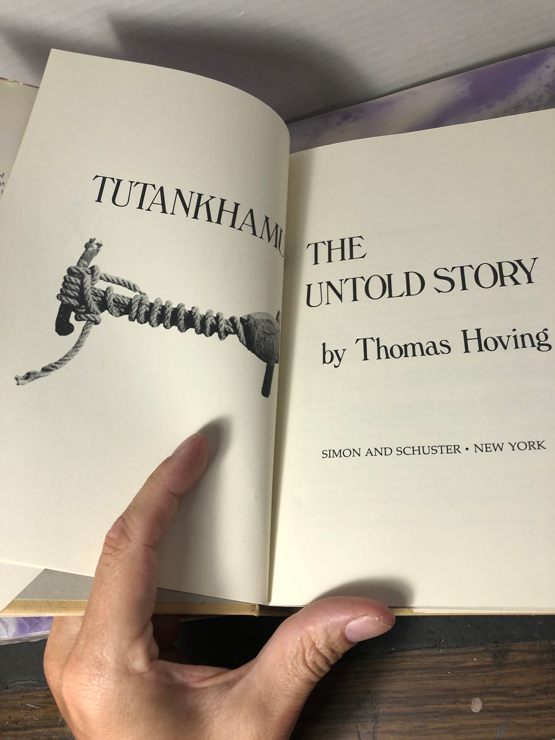 Vintage Tutankhamun the Untold Story by Thomas Hoving 1978 Etsy