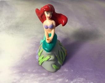Vintage Disney Princess Ariel Mermaid Figure PVC Cake Topper Rare Vintage Toy! Fun Vintage Toy!