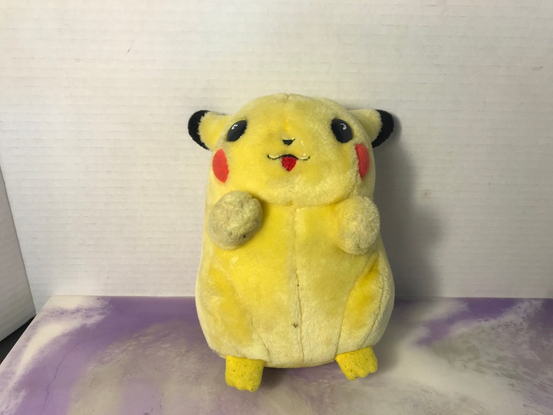 Vintage Pokemon 1998 Fat Pikachu Plush Stuffed Animal Figure | Etsy
