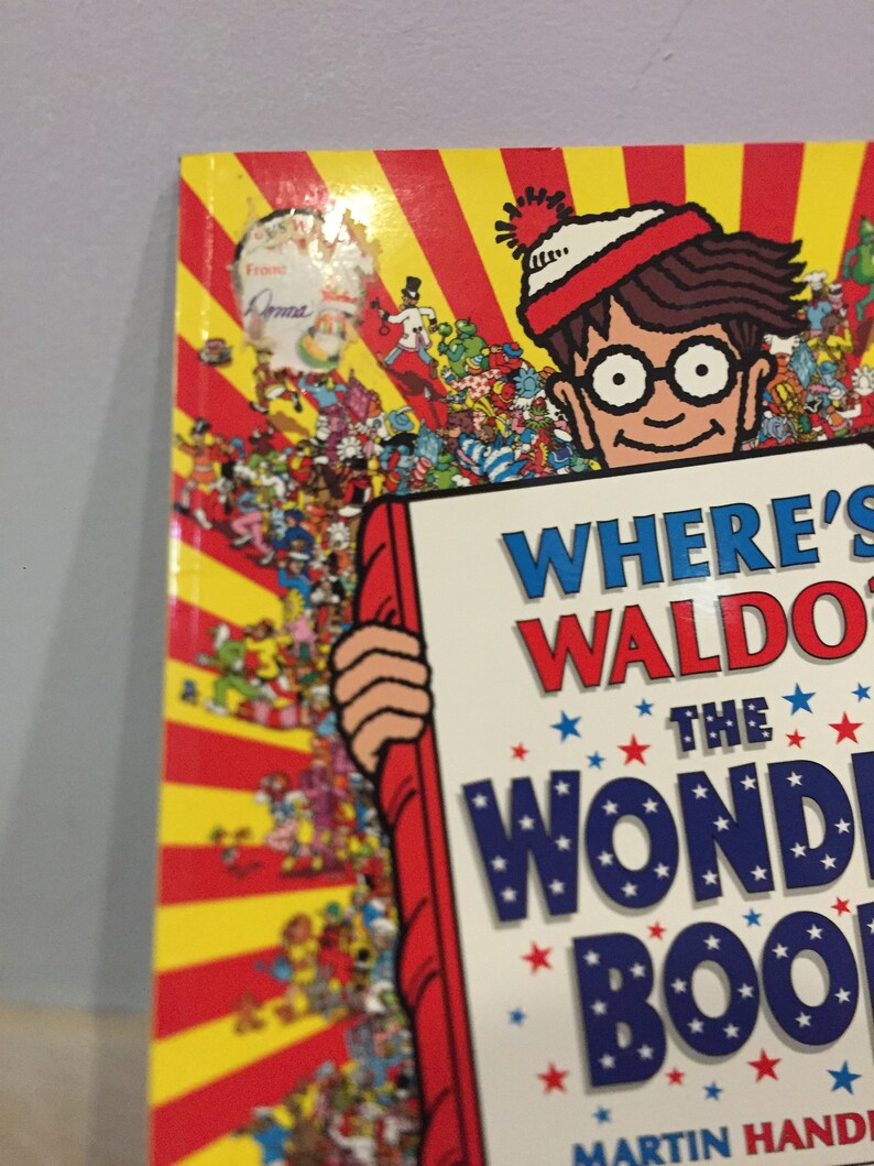 Where's Waldo Vintage the Wonder Book by Martin Handford Etsy