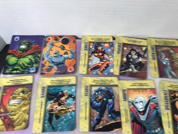 ヴィンテージ 1990 年代 マーベル オーバーパワー カードゲーム ヴィンテージ 1990 年代 マーベル オーバーパワー カードゲーム