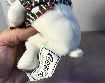 90年代 アメリカ購入 シロクマぬいぐるみ Top Toys Dots Bear くま ビンテージ ぬいぐるみ テディベア