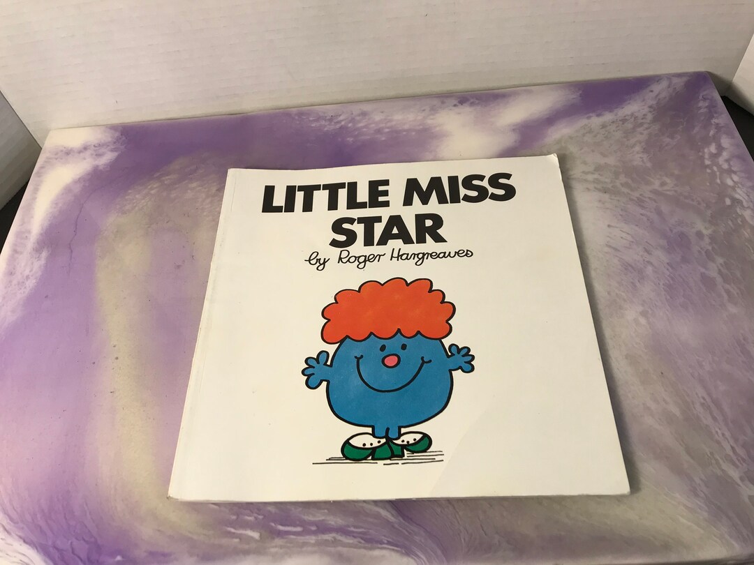 Vintage 1990's Roger Hargreaves Little Miss Star Book - Softcover ...