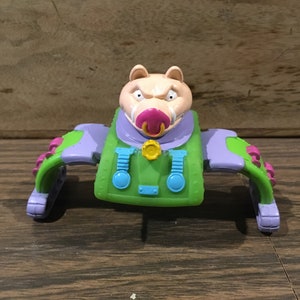 Vintage 1991 Burger King Kids Club Barnyard commandos - Burger King enfant années 1990 Rare jouet Lot de 3