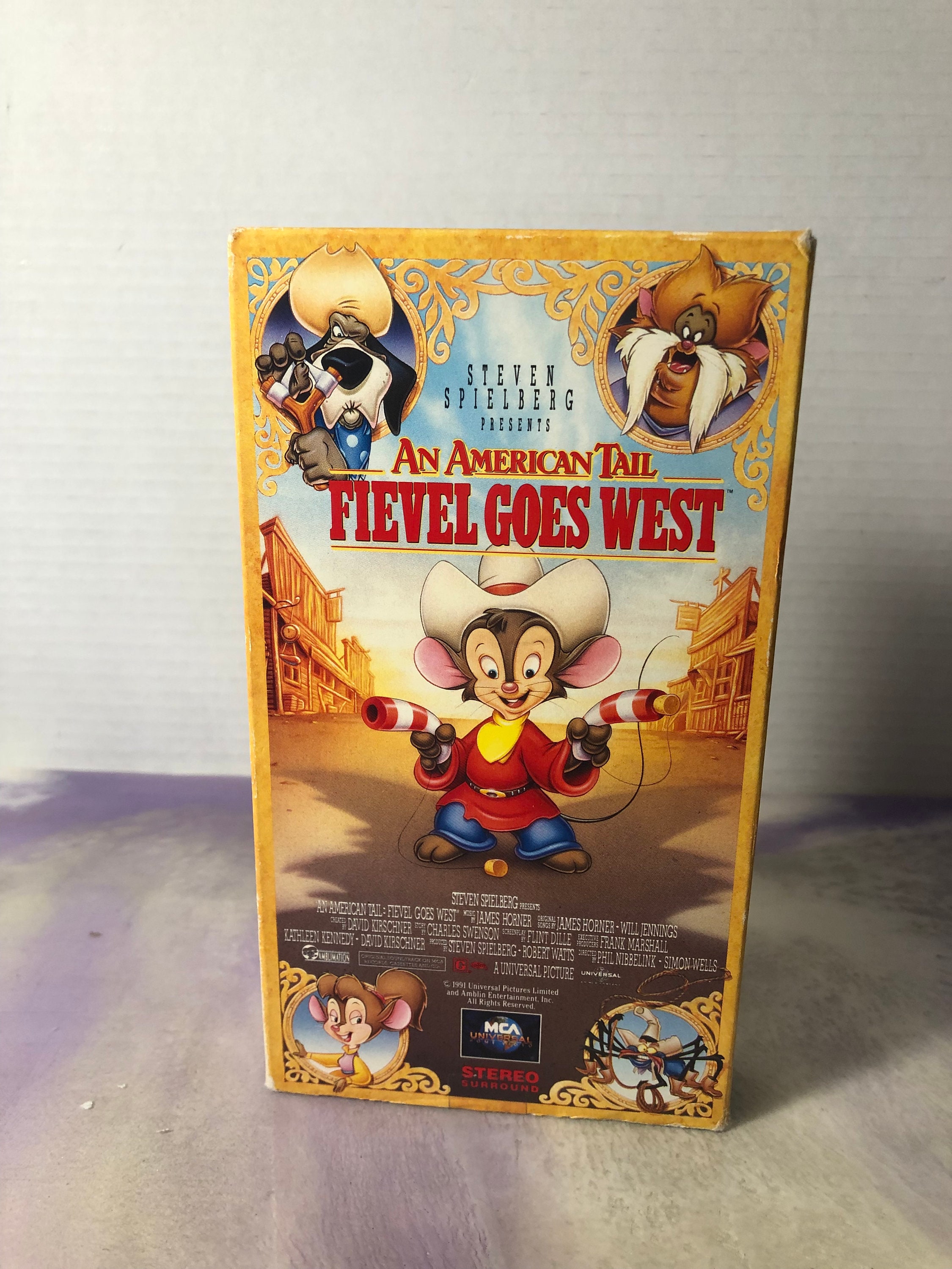 An American Tail Fievel Goes West 1998 Vhs An American Tail Fievel Goes West VHS 1998, 55% OFF