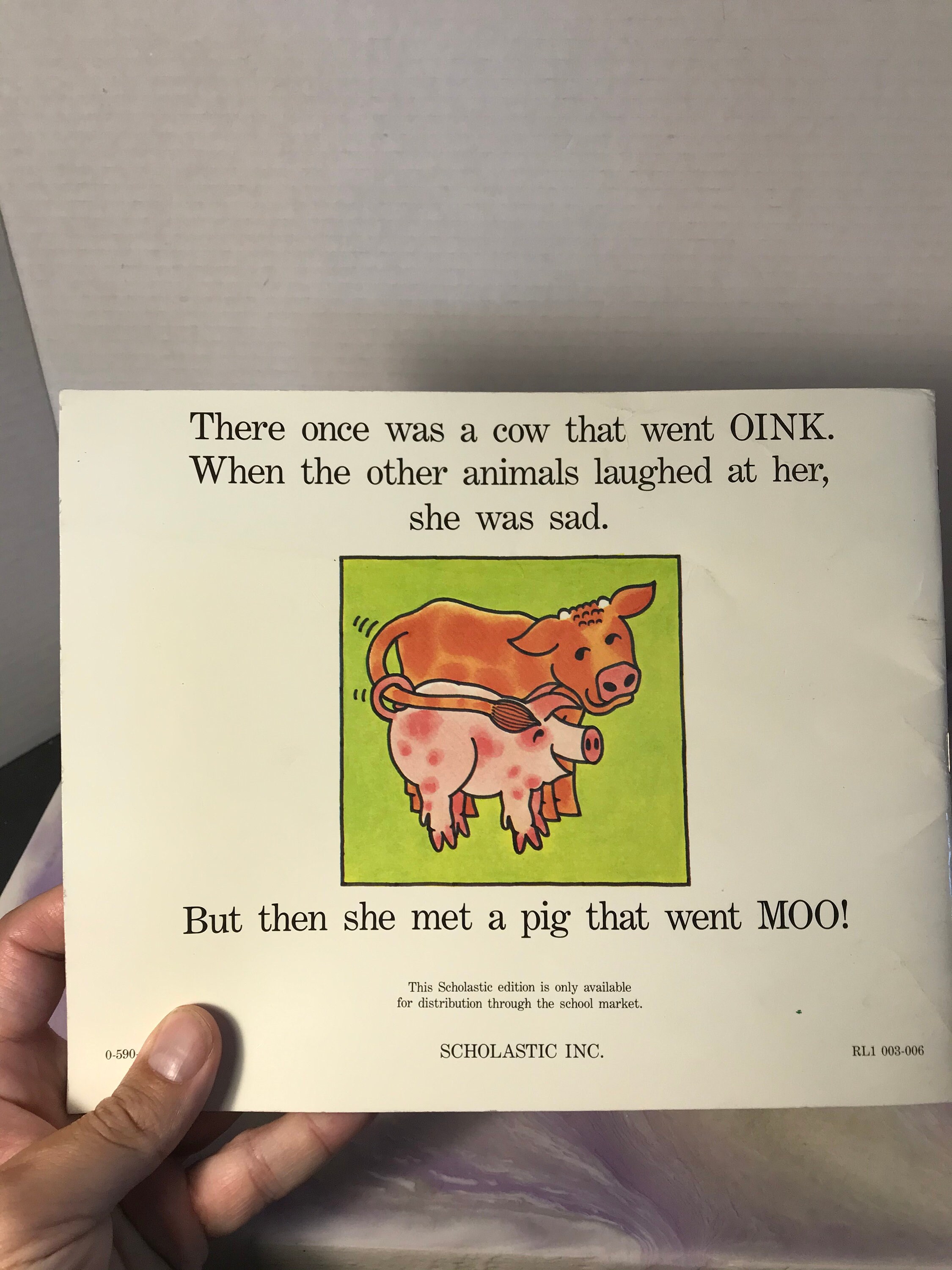 邦楽 COW COW was INNOCENT. Vintage the Cow That Went Oink - Bernard Most - Paperback