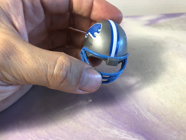 Vintage NFL Mini Helmet Vending Machine Toy Helmet Detroit Etsy