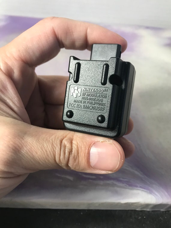 Vintage 90's Nintendo 64 RF Modulator Nintendo 64 N64 Accessory