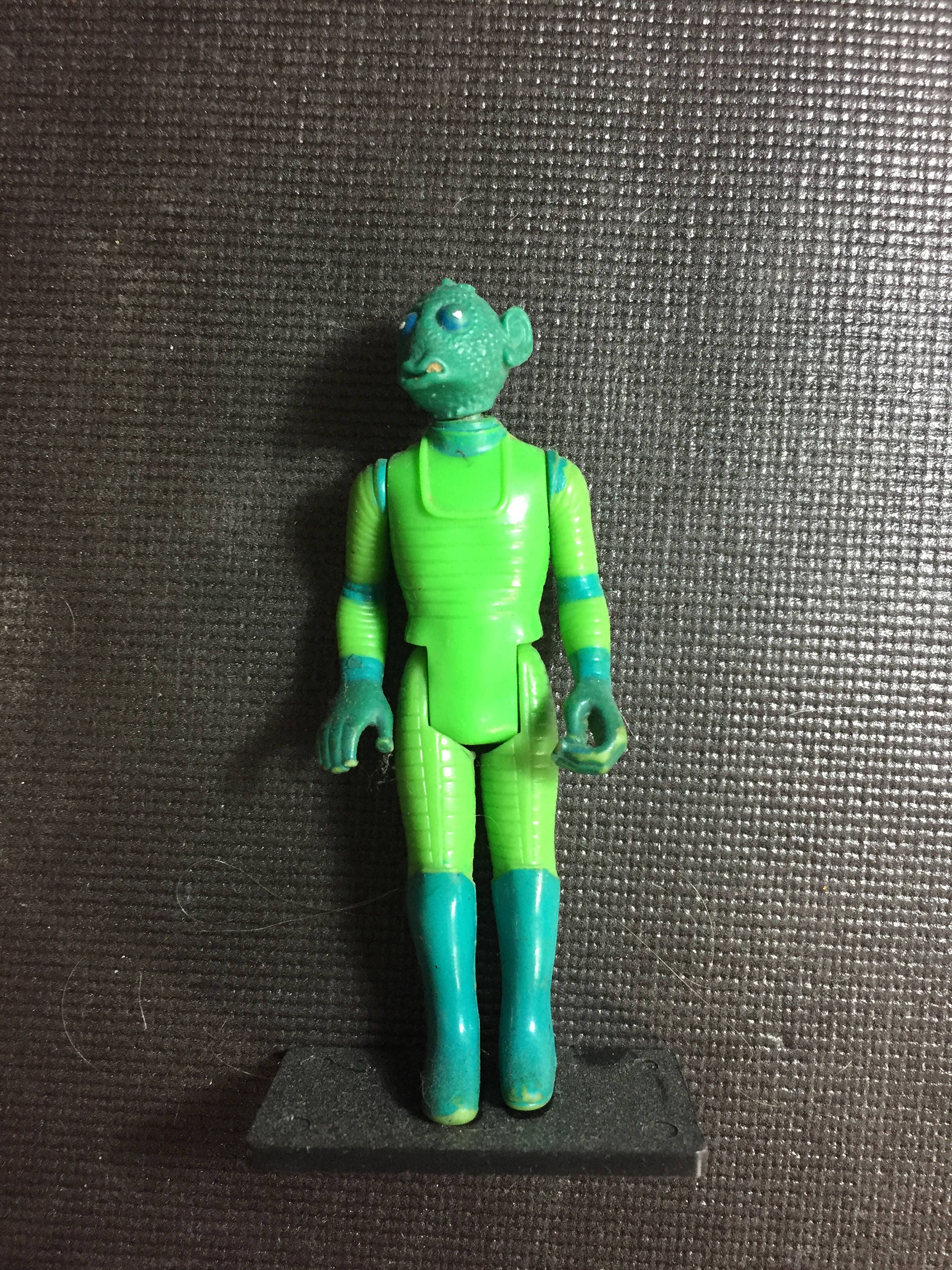 Star Wars Vintage 1978 LFL Kenner Action Figure Greedo With Stand
