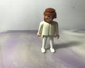 PLAYMOBIL PLAYFIGURE white  BEARD/ PARTS /ACCESSORIES LOT OF 5 