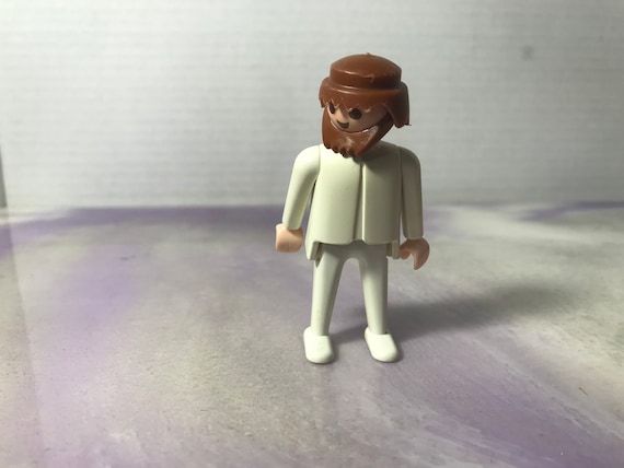 Vintage Playmobil 1974 Figure Vintage Playmobil Figure Man With Beard and White Outfit Rare Vintage Playmobil Nostalgia Etsy UK