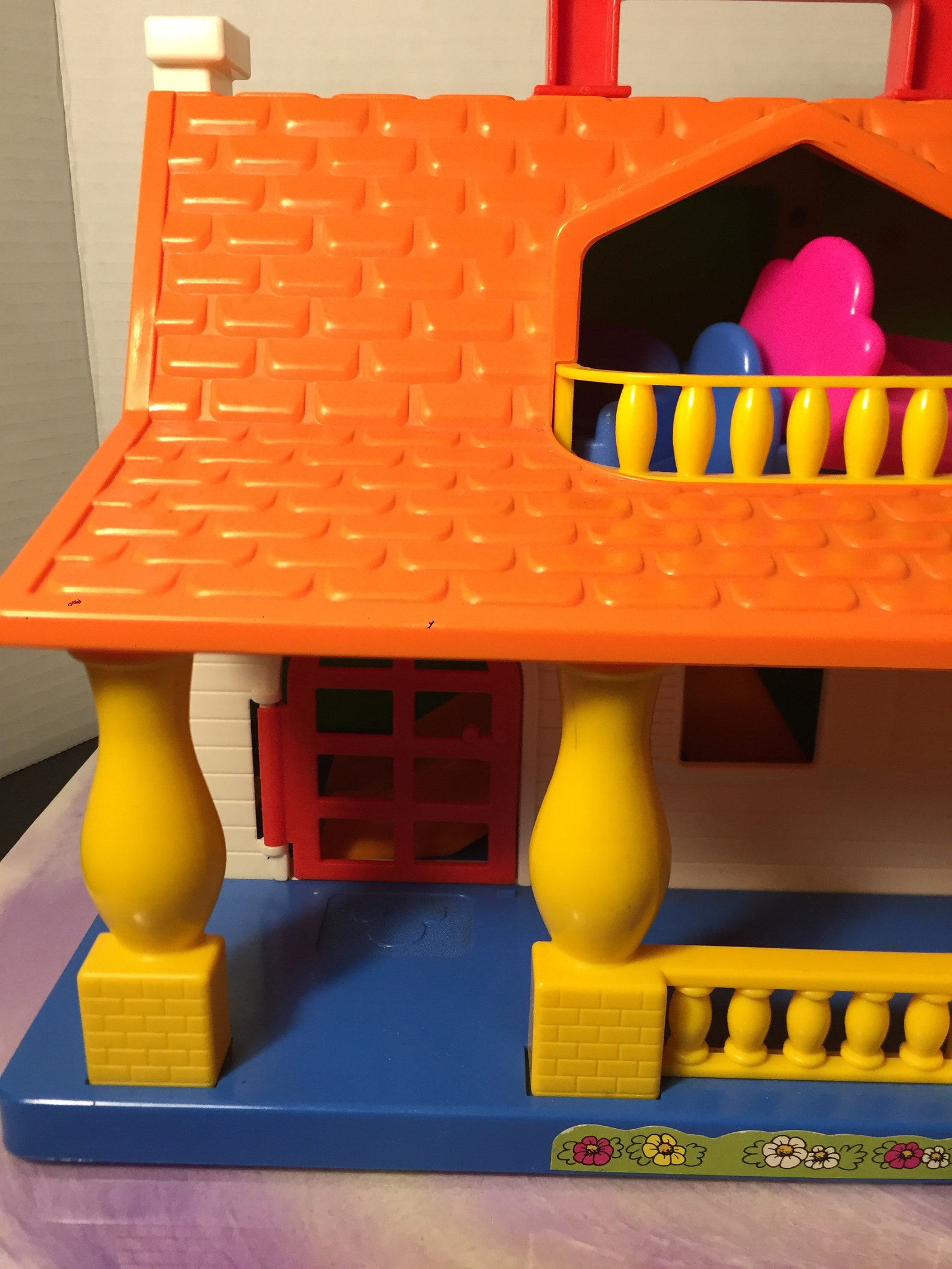 Vintage Mickey Town Disney Playset House W/ Accessories Mattel Etsy