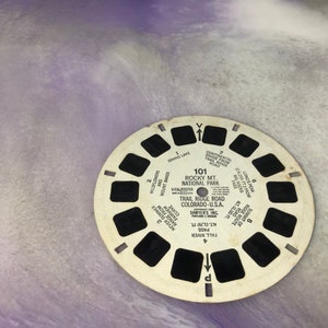 Vintage Sawyer's View-Master ViewMaster - One ViewMaster Reel  #101 Rocky Mountain National Park