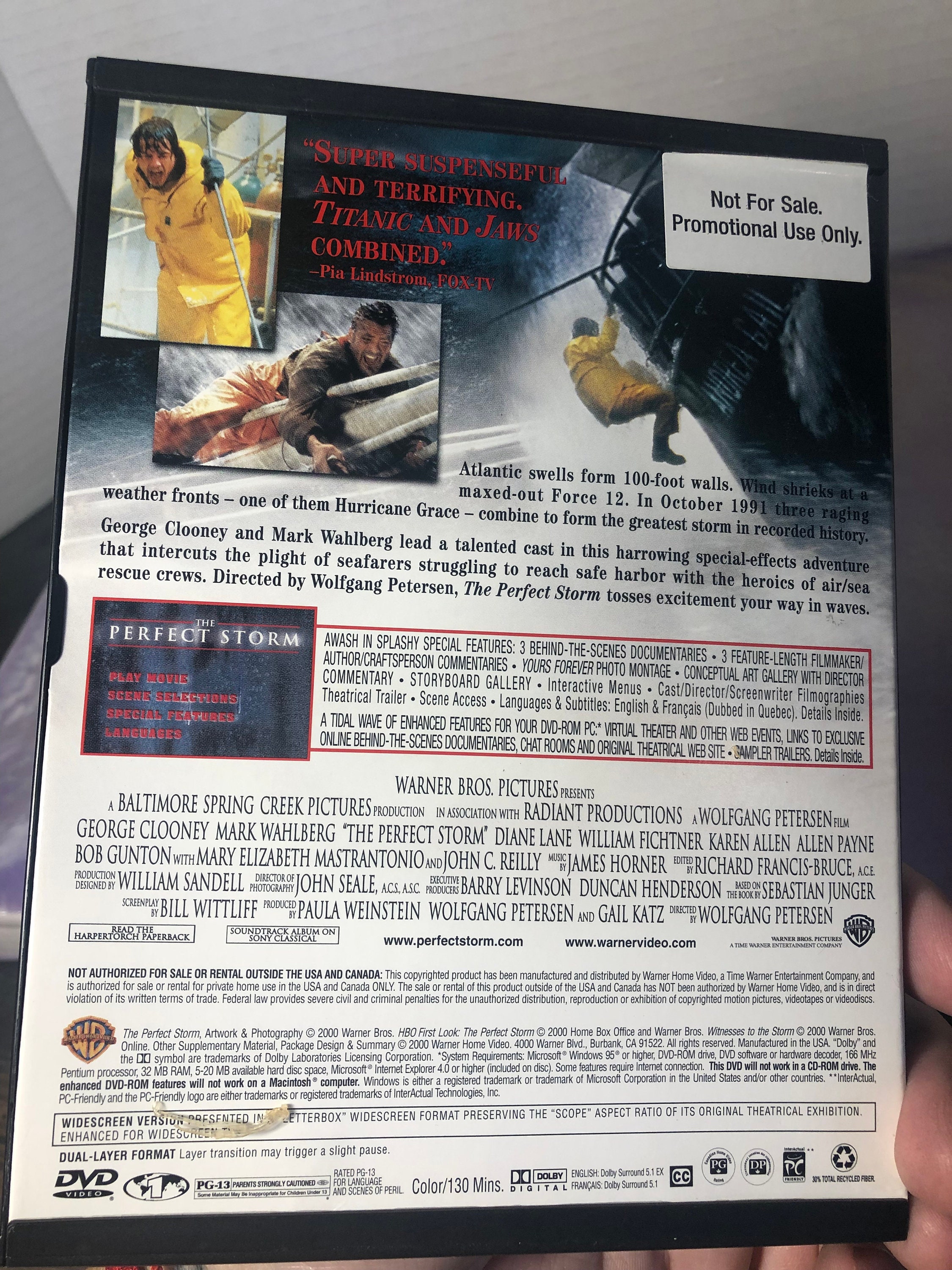 Vintage the Perfect Storm -DVD- - Awesome Vintage Movie
