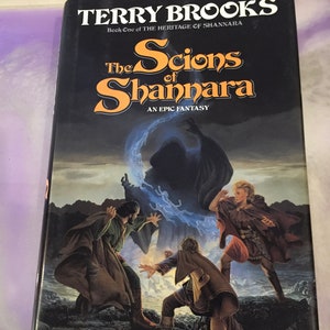 The Scions Of Shannara By Terry Brooks 1990 HB Book Club Edition - Awesome Vintage Hardcover Fantasy Novel