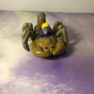 Vintage 1998  Burger King Kids Club Bug Riders Scorpion  Toy .- Works - Rare Vintage 1990's Burger King Toy