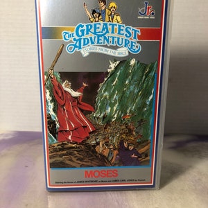 Vintage Hanna-Barbera Die Größten Abenteuer Geschichten aus der Bibel - Moses - VHS - Super Vintage Kinderfilm