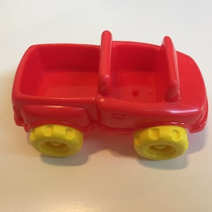 Vintage 1996 TYCO Preschool Toys Red Car Vehicle - Vintage 1984 TYCO Car