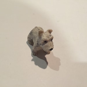 Decorazione per torta vintage in PVC con figura in miniatura &quot;Cucciolo nella mia tasca&quot; del 1995! Usata e giocata con la figura, lotto 4.