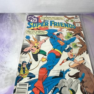 Vintage DC Comics - Super Friends #33 - Rough Shape - Vintage 1980&#39;s DC Comics Cartoon Nostalgia
