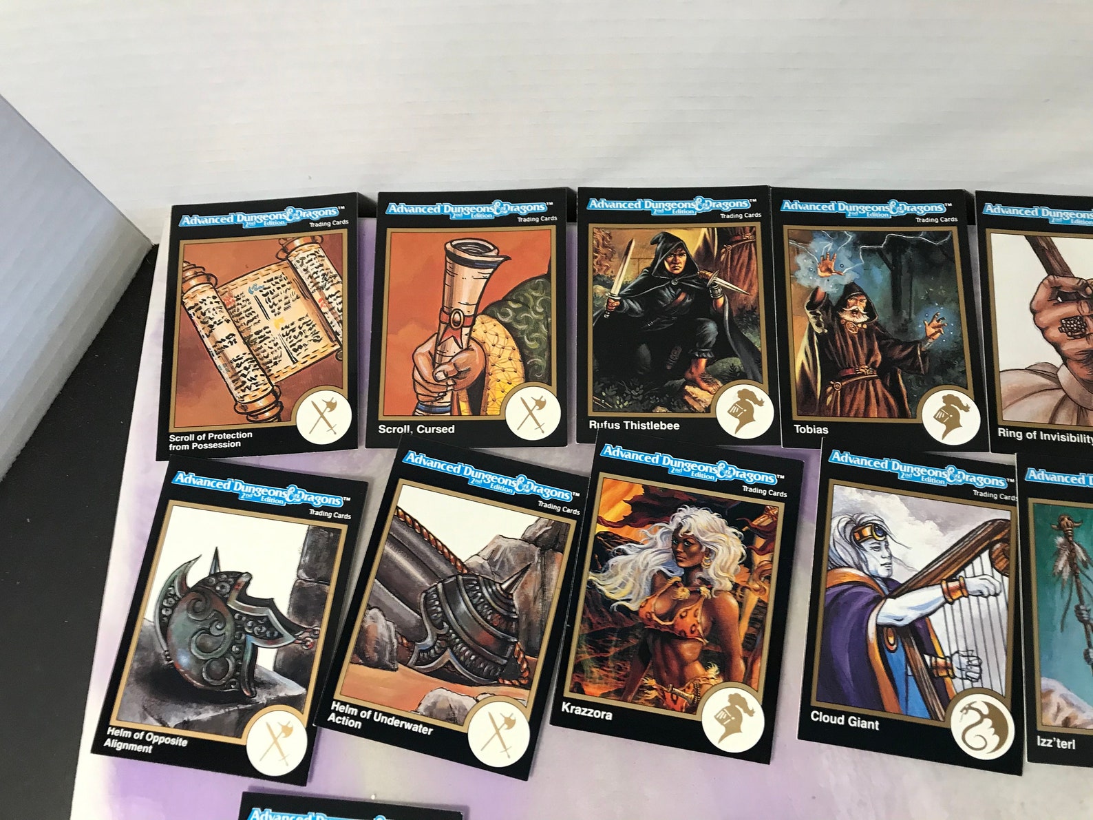 Vintage 1990s Advanced Dungeon and Dragons Card Game 20 Card Etsy