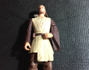 1998 The Phantom Menace Star Wars Vintage Hasbro Naboo Qui-Gon Jinn - Episode 1 Star Wars Loose Figure