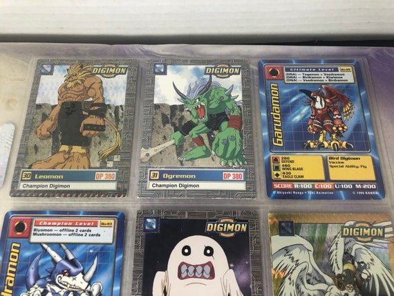 Vintage Digimon Trading Card Game Lot of 9 Cards 99-2000 Digimon Trading Cards - Used Played With - Etsy Vintage Digimon Trading Card Game Lot of 9 Cards 99-2000 Digimon Trading Cards - Used Played With - Etsy