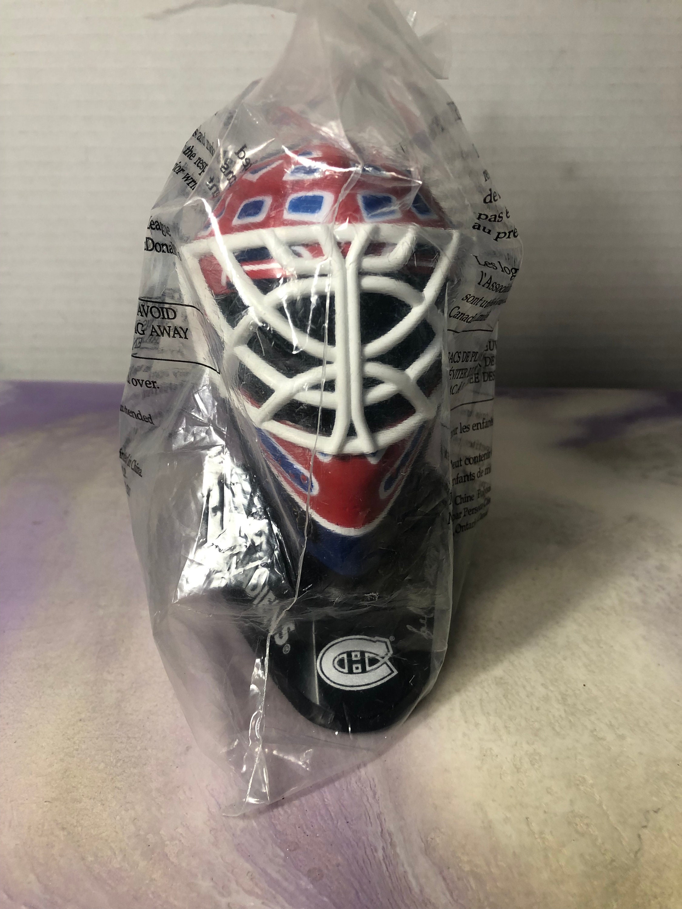 Vintage Mcdonald's 1996 NHL Goalie Mask Montreal Canadians Etsy