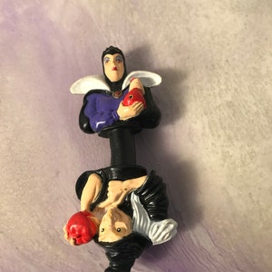 Vintage Disney EVIL QUEEN Snow White Figure PVC Cake Topper Rare Vintage Toy! Fun Vintage Toy!