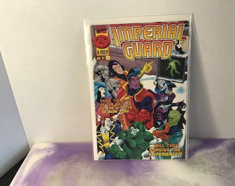 Vintage Marvel Comic Imperiale Garde # 1 - 1990er Jahre X-Men Shiar Themed Rare Vintage Comic-Buch