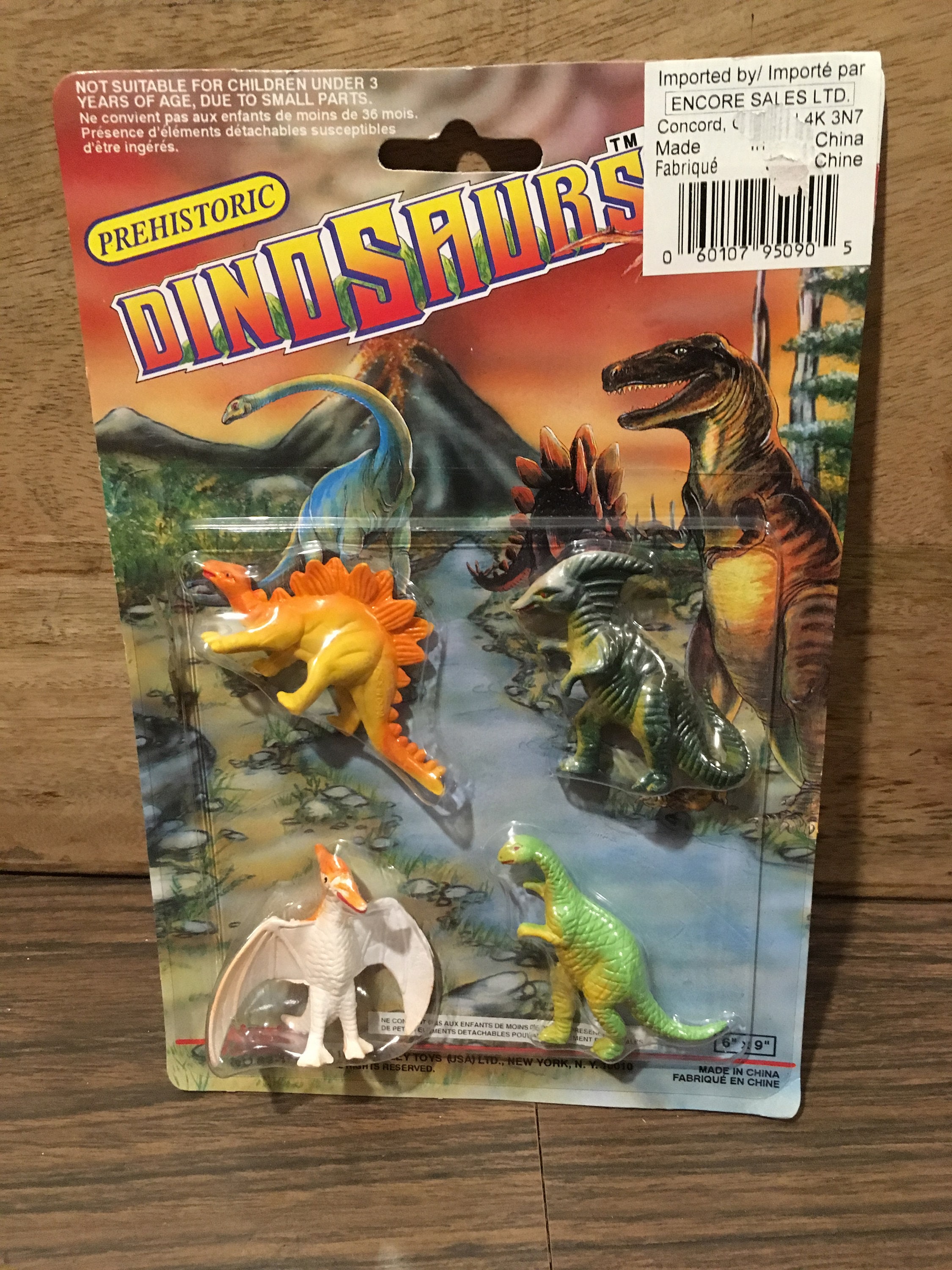 Vintage 1997 Manley Toys Prehistoric Dinosaurs PVC Dinosaur Figure