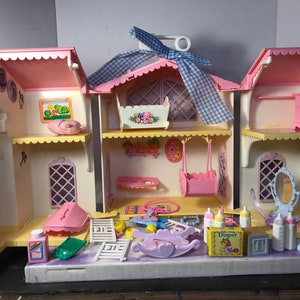 Vintage My Little Pony Lullaby Nursery Baby House by Hasbro Vintage 1980's  - G1 - MLP Nostalgia w/ Accessories