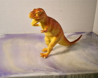 Vintage 90's Yellow and Orange T-rex Tyrannosaurus Rex