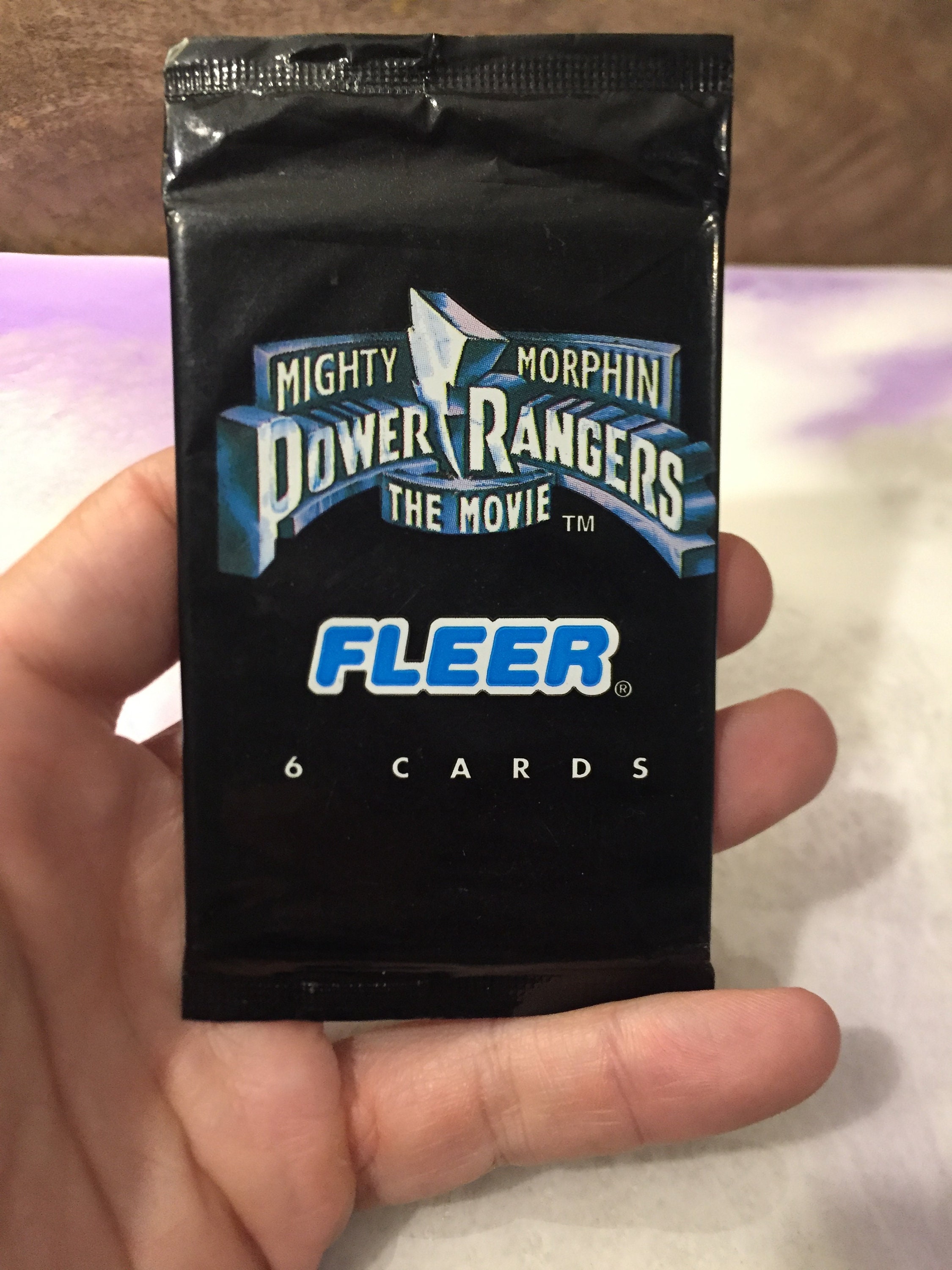 Vintage 1995 Fleer Mighty Morphin Power Rangers the Movie Pack of