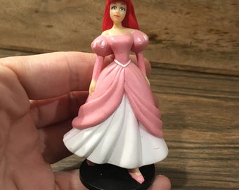 ヴィンテージ ディズニー ラージ 4.5インチ アリエル ピンクドレス
