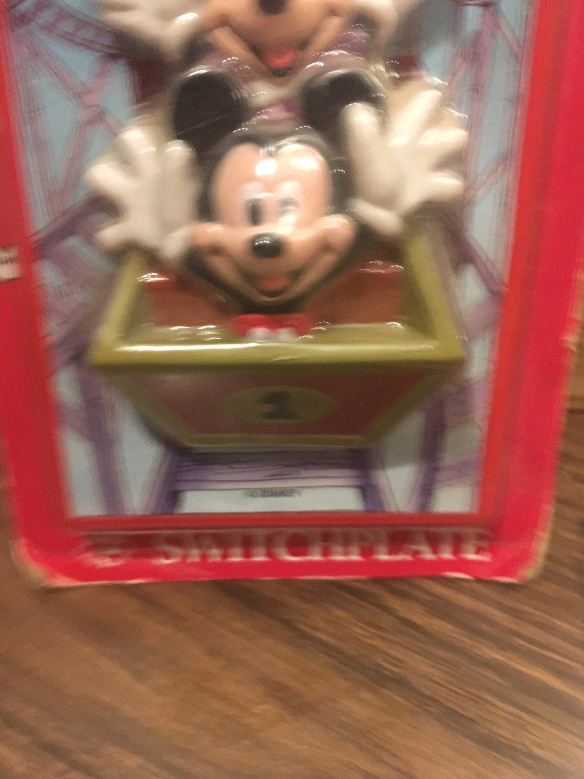 Vintage Disney Mickey and Minnie Mouse Light Switch Plate - Etsy