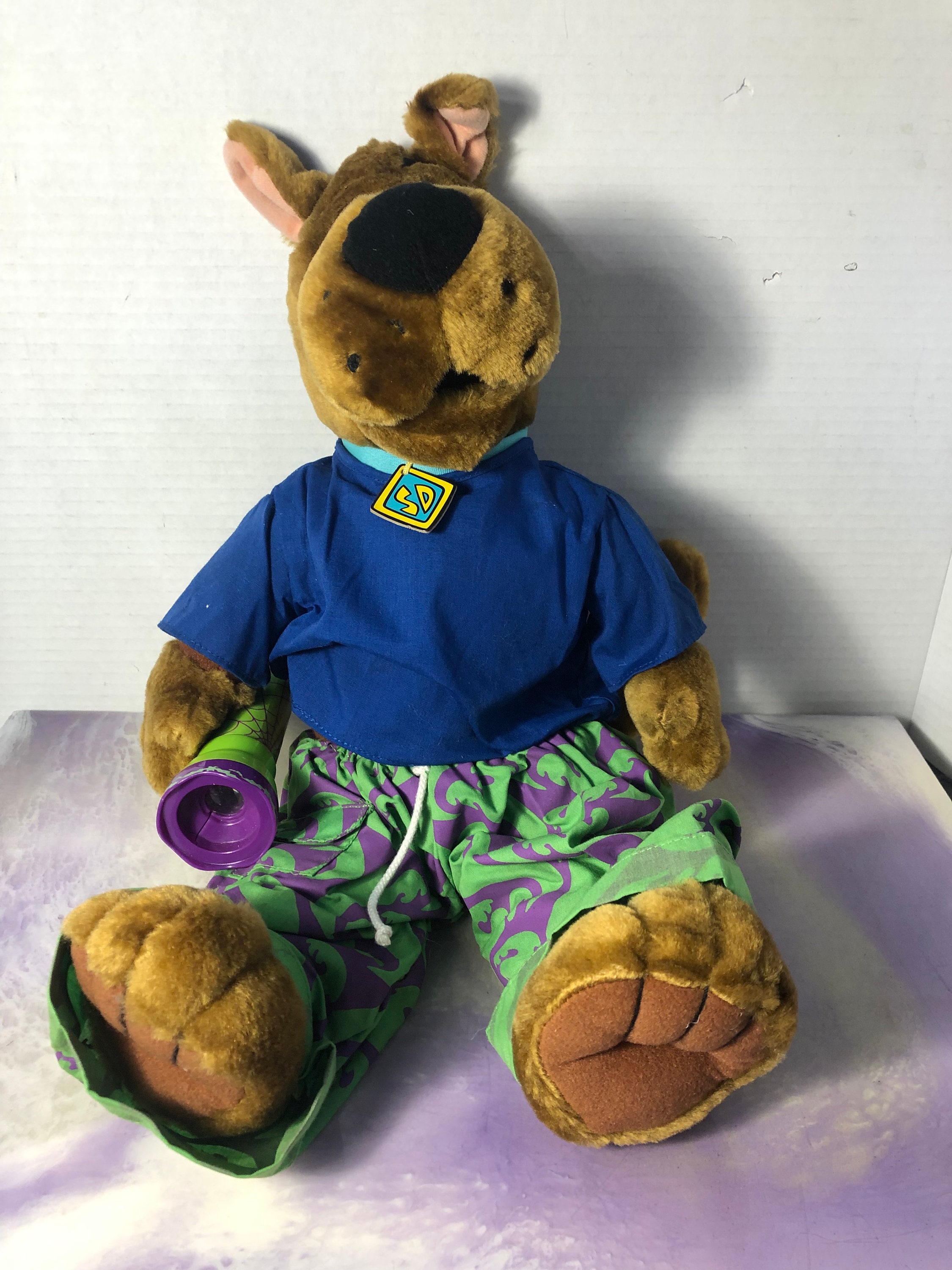 Vintage Rare Hanna Barbera Scooby Doo Talking Plush Vintage