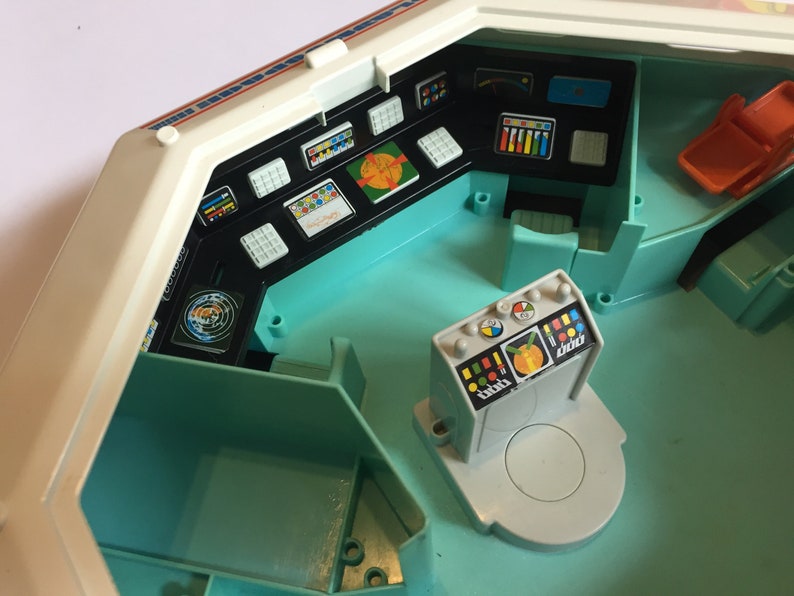Vintage Playmobil Playmospace Station 1980 with 4 Figures Etsy
