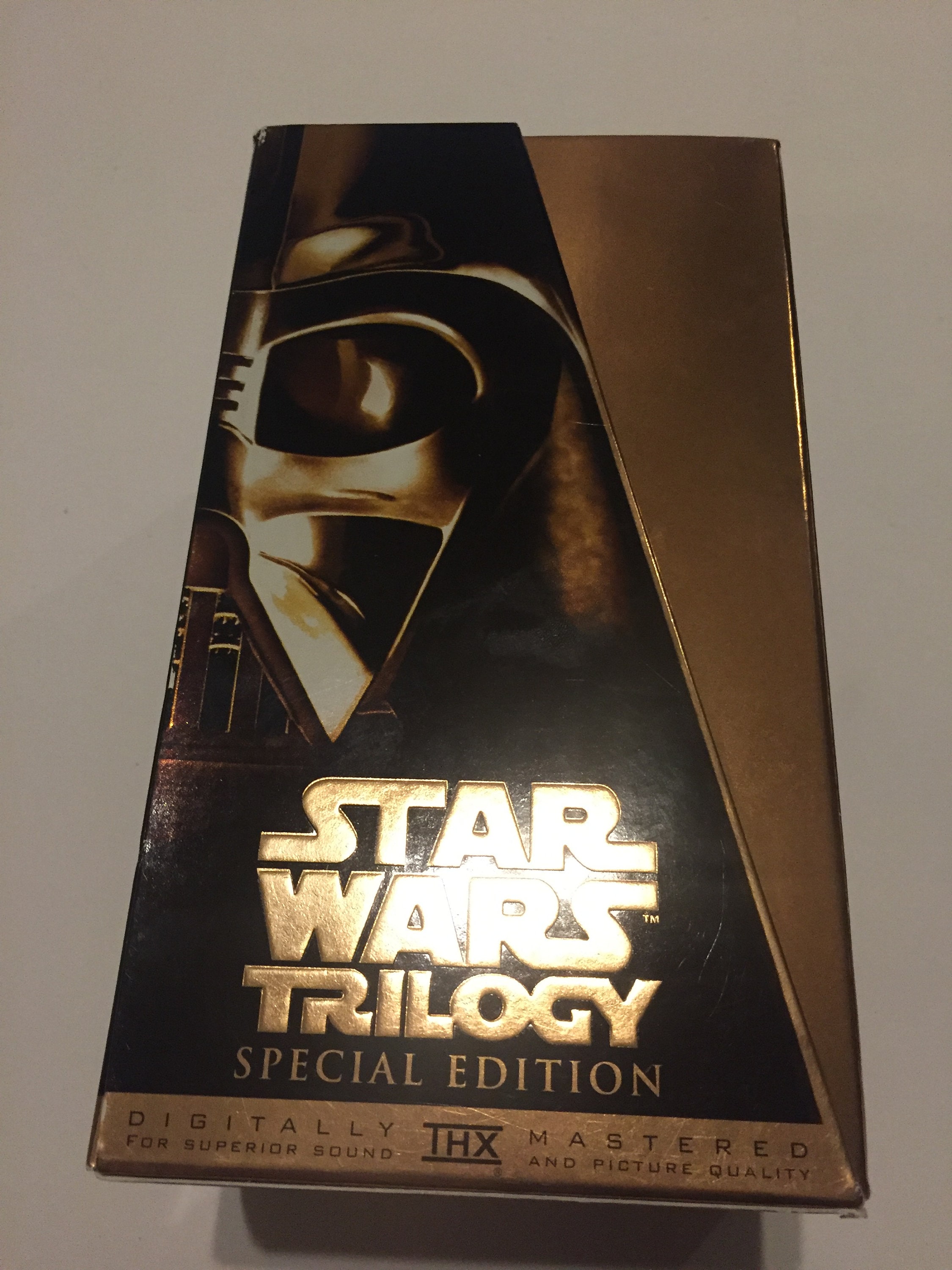 Star Wars Trilogy Special Edition Digitally Mastered THX Darth Vader Case VHS