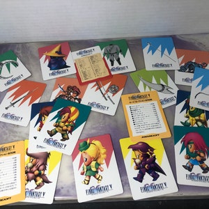 ヴィンテージ ファイナルファンタジー V カードコレクション FF5 日本語 1992 - 素晴らしいヴィンテージ ファイナルファンタジー トレーディングカード!