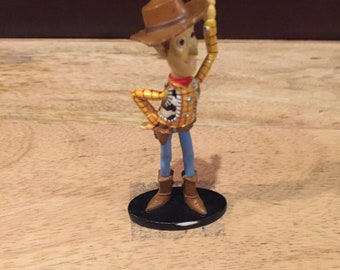 Vintage Disney Pixar Toy Story - 2 inch PVC Figure - Sheriff Woody - Rare Vintage Toy Story Cake Topper Figure 90's Lot 3