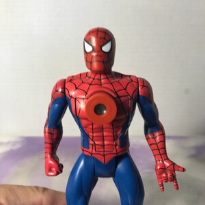 Vintage Marvel Comics Spiderman Projectors SPIDERMAN Actionfigur (1998) Toy Biz Actionfigur - Funktioniert! Bild 2