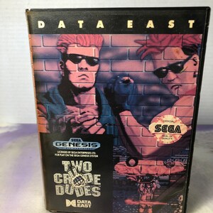 Two Crude Dudes Sur Sega Genesis - Jeu Vidéo D'action Beat'em Up - Bon état