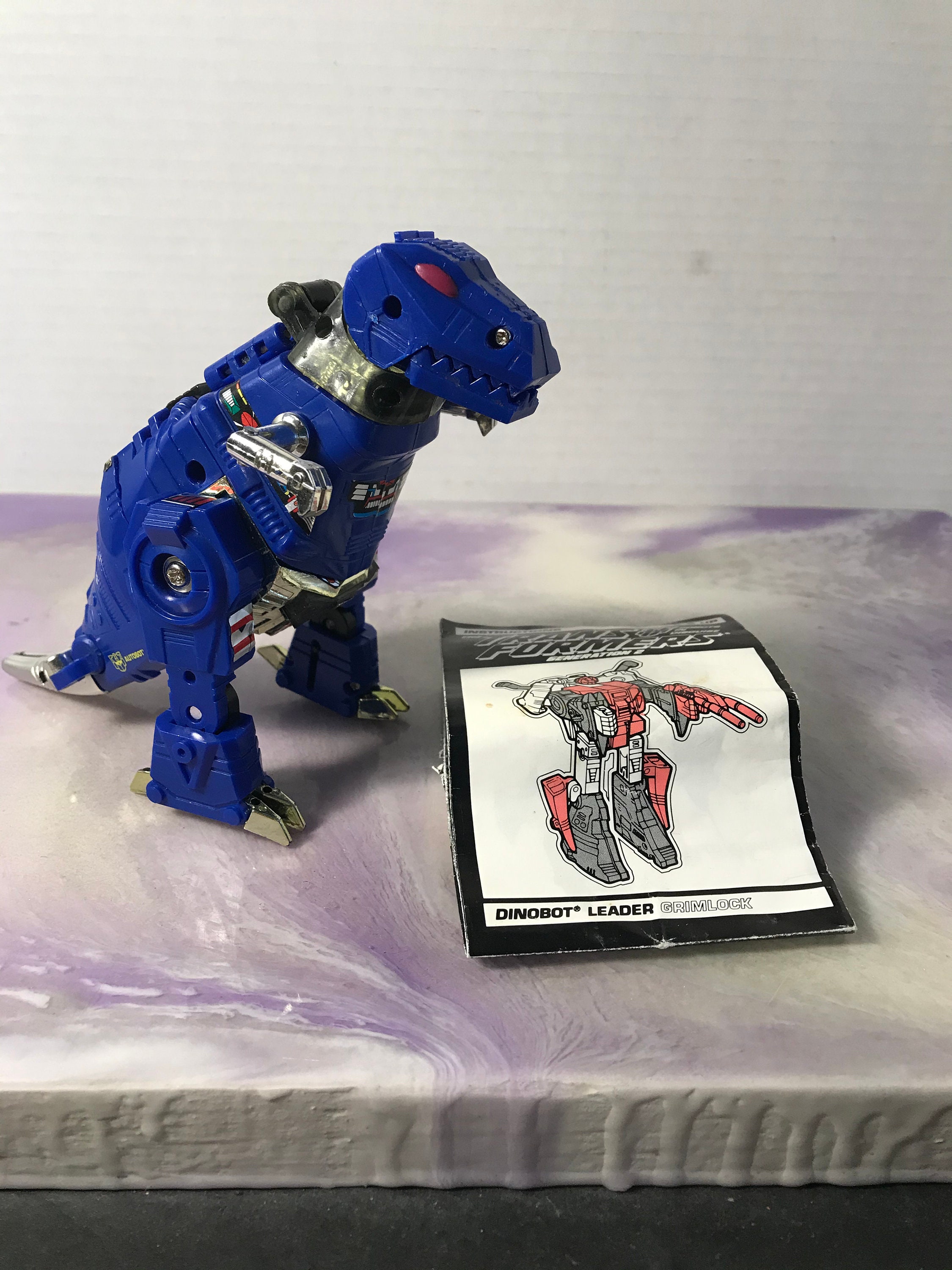 Transformers g1 vintage authentic dinobot grimlock plandetransformacion