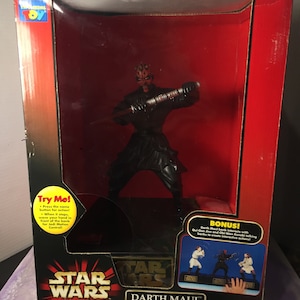 Vintage Star Wars Episode 1 Interactive Talking Bank Darth Maul
