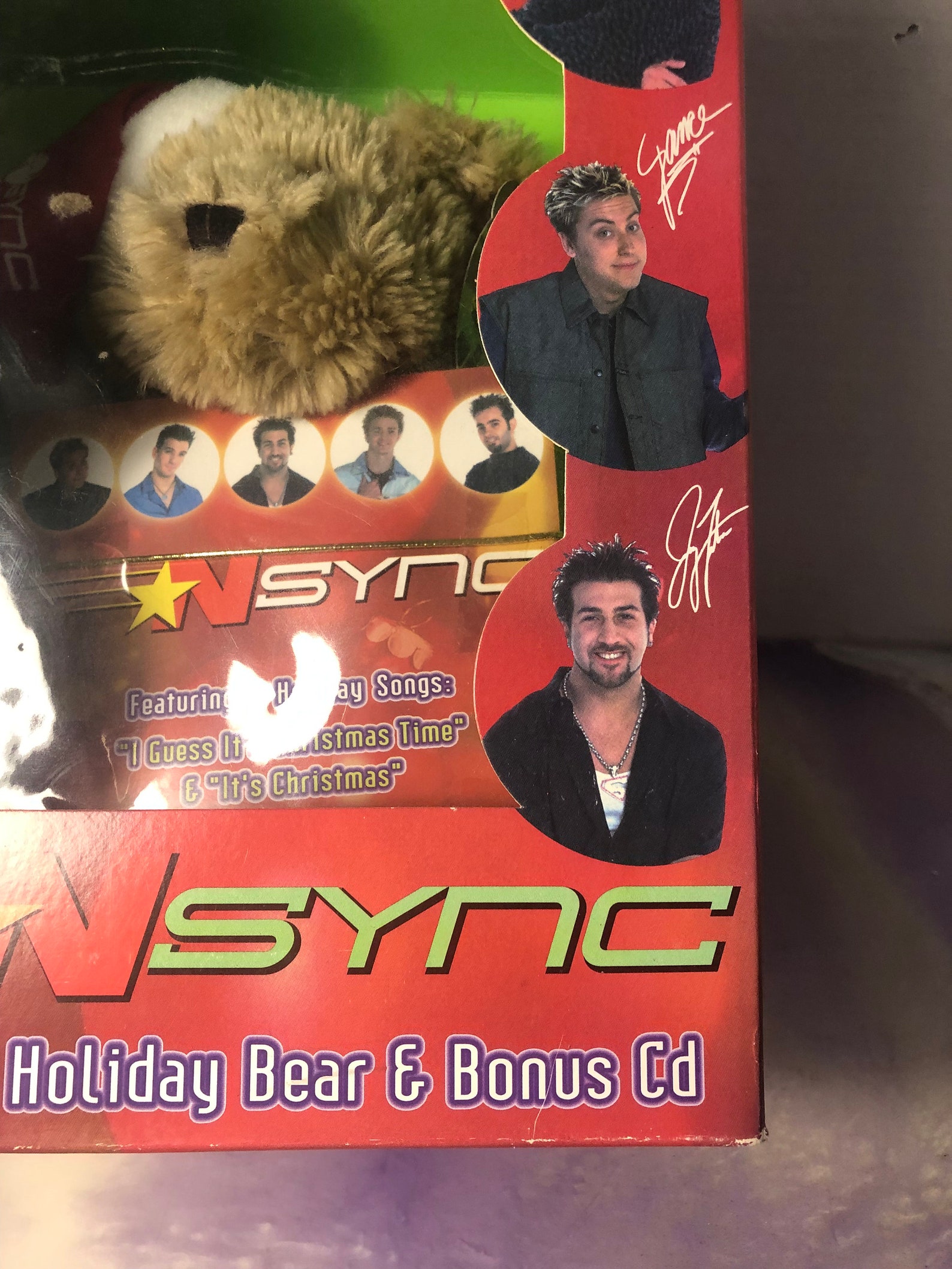 Vintage Nsync Themed Collectible Holiday Bear and CD Etsy UK