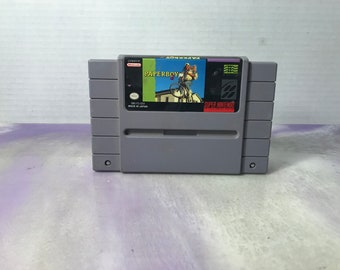 Vintage Paperboy 2 Super Nintendo SNES Video Game - Rare Vintage 90's SNES Nintendo Authentic Game