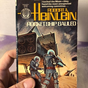 Vintage Novel Rocket Ship Galileo Paperback Book 1974 Robert A ...