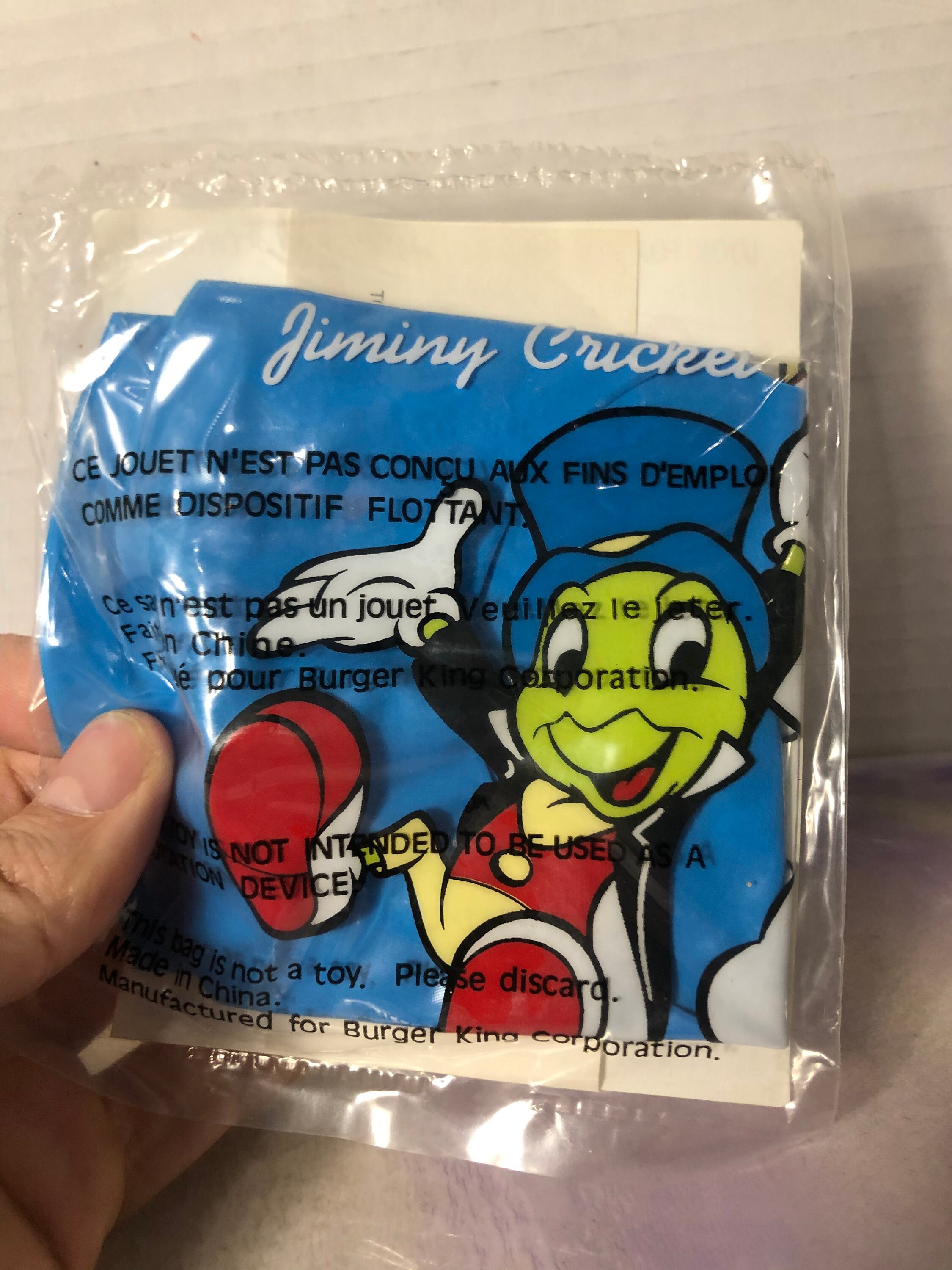 Vintage 1990's Disney Pinocchio Inflatable Happy Meal Toy - Etsy