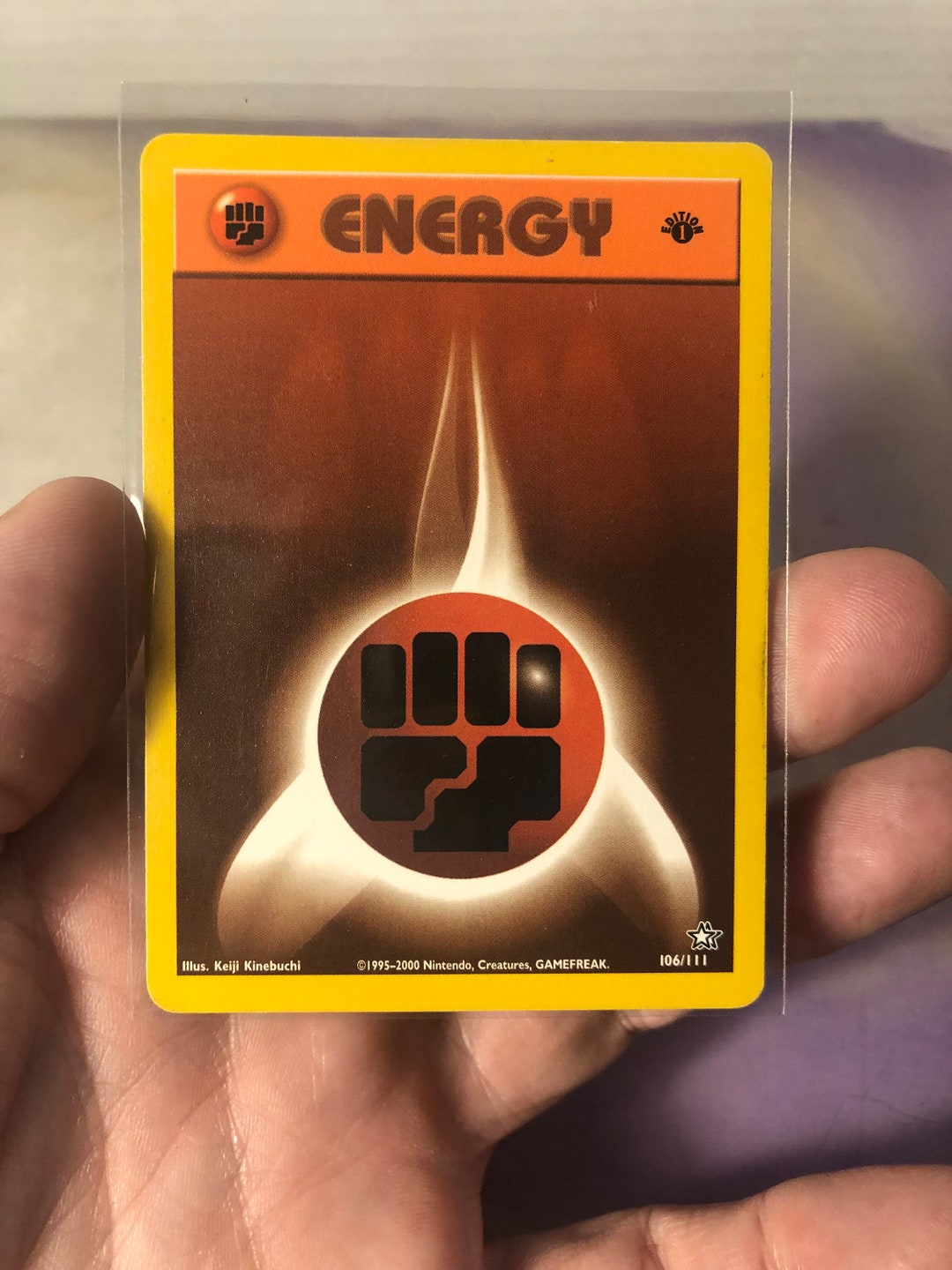 Vintage 1st Edition Fighting Energy 106/111 Neo Genesis Vintage 2000 Pokemon Card- Vintage Card Rare Vintage Pokemon Accessory - Etsy Vintage 1st Edition Fighting Energy 106/111 Neo Genesis Vintage 2000 Pokemon Card- Vintage Card Rare Vintage Pokemon Accessory - Etsy